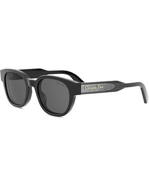 Dior Christian Label R1I Round Sunglasses, 51Mm - Gray