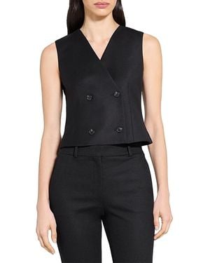 Theory Wool Vest - Black