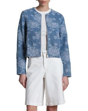 Bagatelle Denim Jacquard Jacket - Blue
