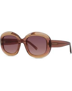 Givenchy Geometric Sunglasses, 52Mm - Brown