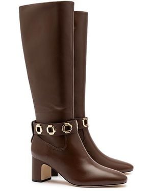 Larroude Milan Boots - Brown