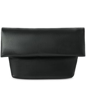 A.L.C. A. L.C. Finn Puffer Leather Clutch - Black