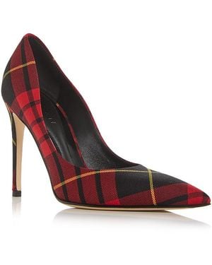 McQueen Skull Pumps - Red