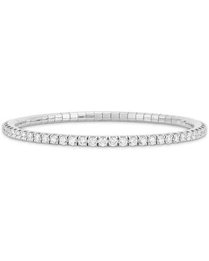 EXTENSIBLE 18K Diamond Stretch Tennis Bracelet - White