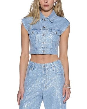 Ksubi Trucker Vest High Rollers - Blue