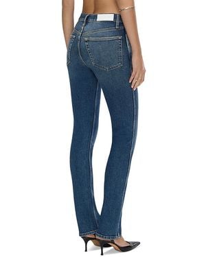 RE/DONE The Dagger High Rise Slim Jeans - Blue
