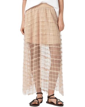 AllSaints Celia Skirt - Natural