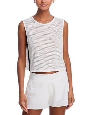 Splits59 Logan Mesh Tank - White