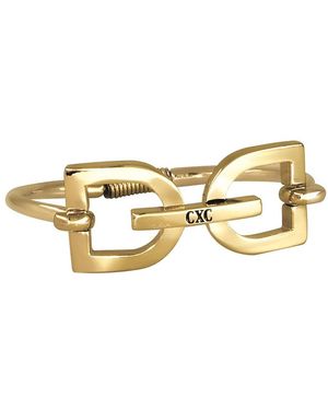 CXC Dc Stirrup Bracelet - Metallic