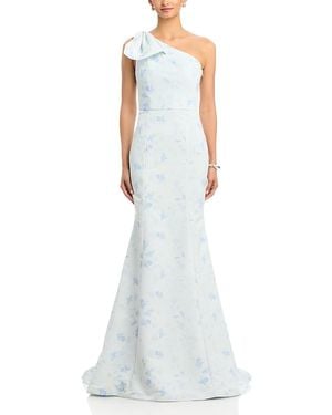 Amsale Nerine One Shoulder Dress - White