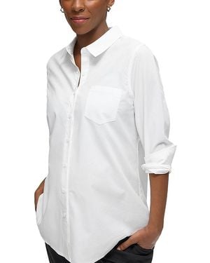 Ingrid & Isabel Button Down Maternity Shirt - White