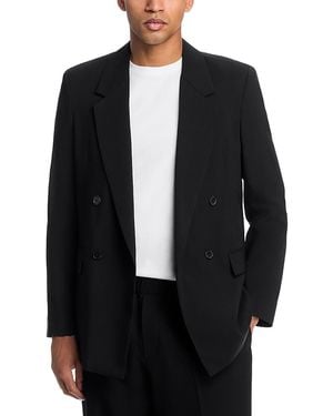 FRAME Tropical Wool Regular Fit Blazer - Black