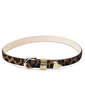 DEHANCHE Hollyhock Leather Belt - White