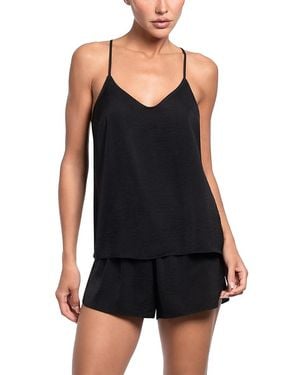 MIDNIGHT BAKERY Camisole & Shorts Pajama Set - Black