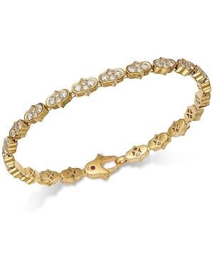 Roberto Coin 18K Diamond Cobra Inspired Link Bracelet, 2.3 Tcw - Metallic