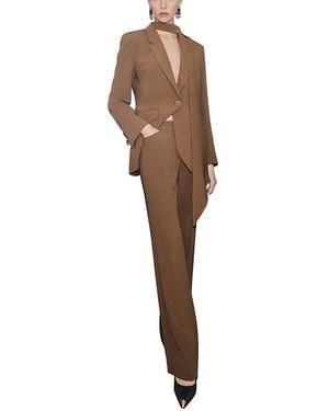 Marella Mllvalanga Satin Pants - Brown