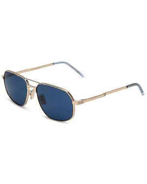 Givenchy Pilot Sunglasses, 57Mm - Blue