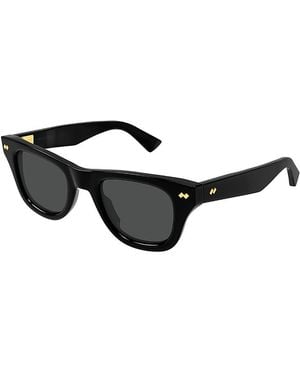 Bottega Veneta Dizzy Square Sunglasses, 48Mm - Black