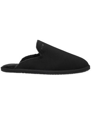 BOSS By Hugo Home Microfiber Slipper - Black