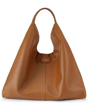 Kurt Geiger Large Leather Hobo Bag - Brown