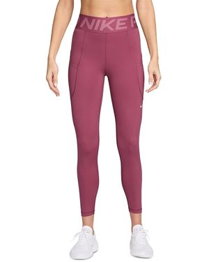 Nike Sculpt High Rise 7/8 Pocket Tights - Red