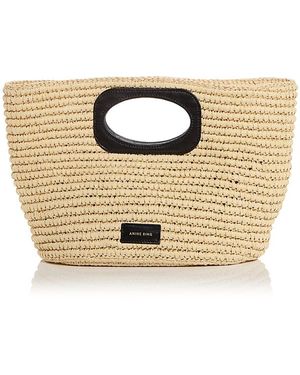 Anine Bing Mogeh Woven Tote - Natural