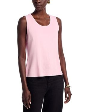 Misook Wrinkle Resistant Tank - Red