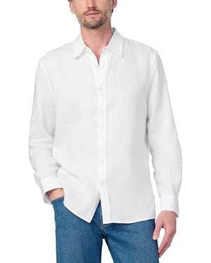 Joe's Jeans Jakob Relaxed Fit Linen Shirt - White