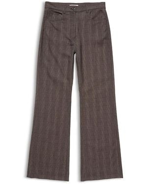 Acne Studios Plaid Pants - Brown