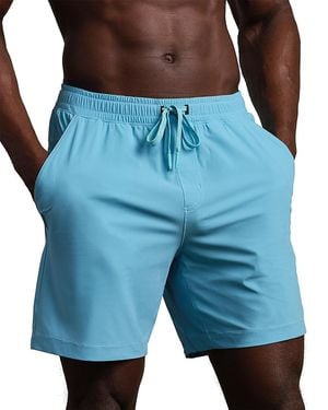 Rhone Pursuit 7 Drawstring Shorts - Blue