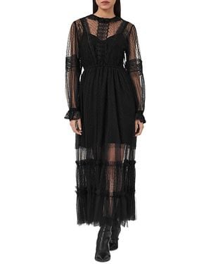 AllSaints Nita Long Sleeve Dress - Black