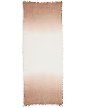Fraas V Ombre Scarf - Natural