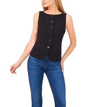 Cece Boat Neck Vest - Blue