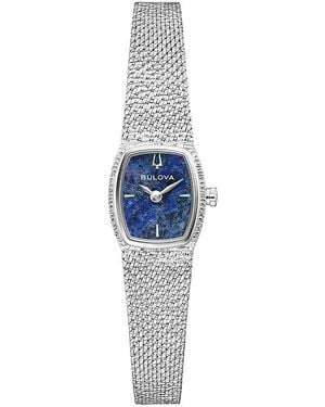 Bulova Classic Goddess Of Time Watch, 21.5Mm X 17Mmm - Blue