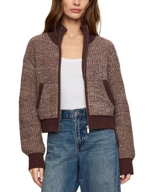 Z Supply Ashford Zip Front Cardigan - Brown