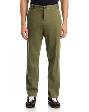 HUGO Genar Slim Fit Cotton Blend Pants - Green
