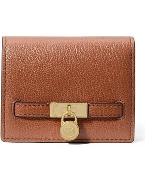 Michael Kors Hamilton Moderne Small Compact Wallet - Brown