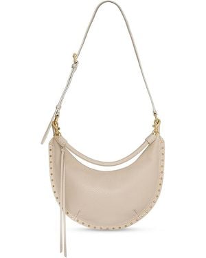 Rebecca Minkoff Darren Small Leather Crescent Crossbody Bag - White