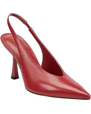 Marc Fisher Esther Slingback Dress Court Shoes - Red