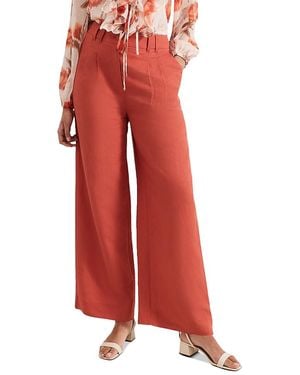 Phase Eight Lottie Wide Leg Pants - Red