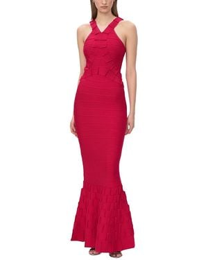 Hervé Léger The Phoebe Gown - Red