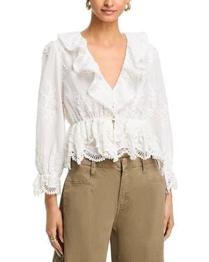 Generation Love Kylie 3D Voile Blouse - White