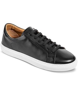 To Boot New York Gavin Leather Lace Up Sneakers - Black