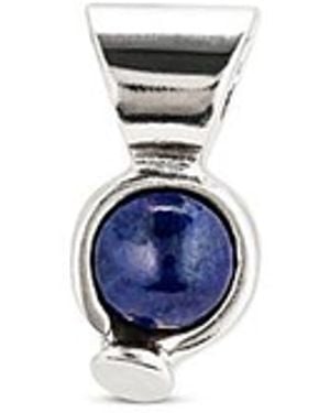 Uno De 50 Sterling And Stone Plated Charm - White