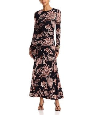 Cara Cara Piermond Printed Long Sleeve Dress - Multicolor