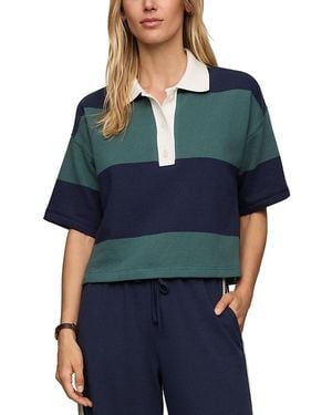 Z Supply Mariner Cotton Rugby Top - Blue