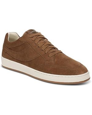 Vince Pacifico Suede Low Top Sneakers - Brown