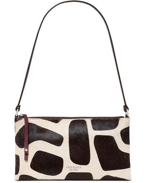 Kate Spade Fling Giraffe Print Calf Hair Pochette Bag - Multicolor