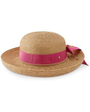Helen Kaminski Newport Raffia Braid Hat - Multicolor