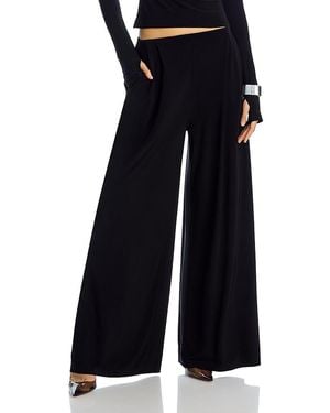 Norma Kamali Wide Leg Pants - Black